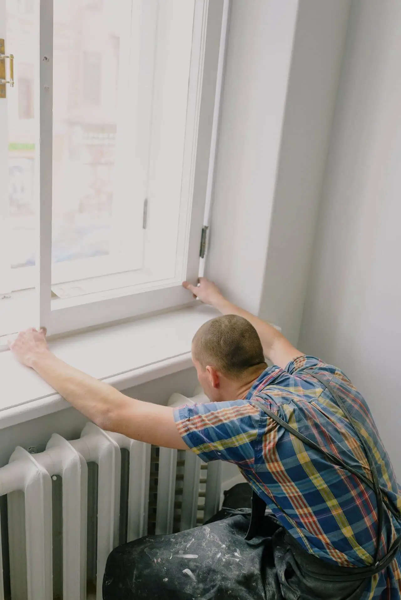 Handyman working on a household repair